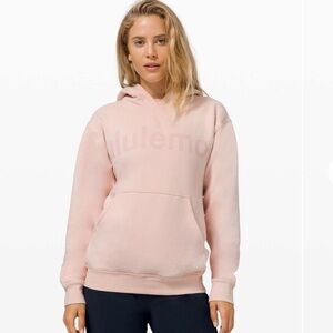 Light pink Lululemon All Yours hoodie
